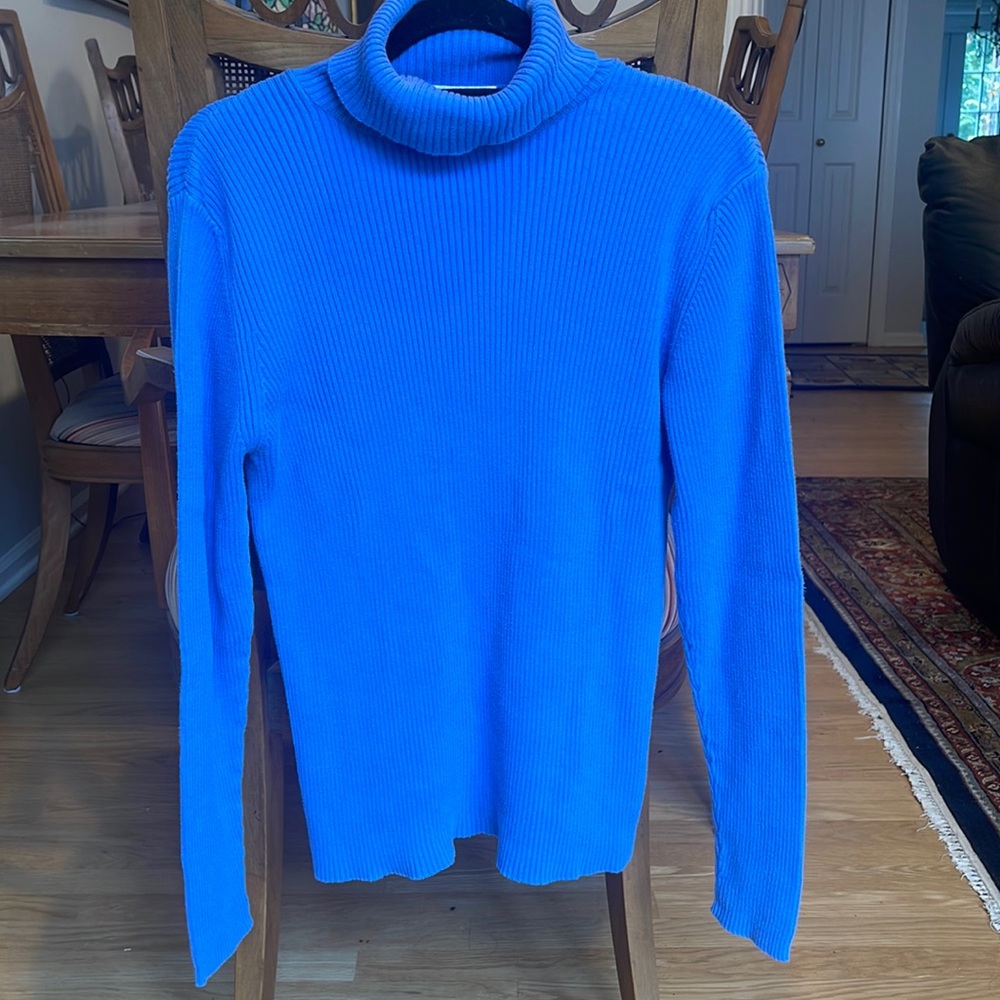 Irresistibles Blue Turtleneck size M